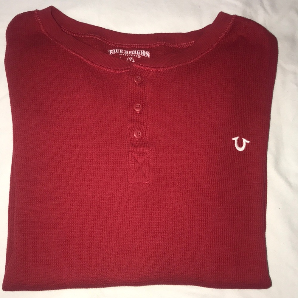 🔴 Men’s True Religion long-sleeve tee‼️